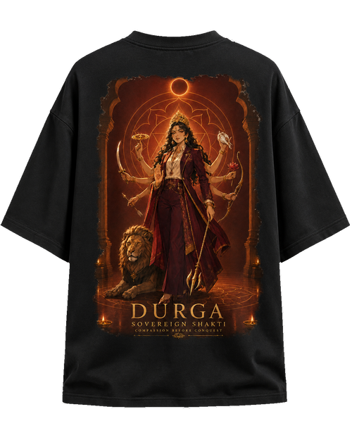 Durga – Sovereign Shakti — back mockup