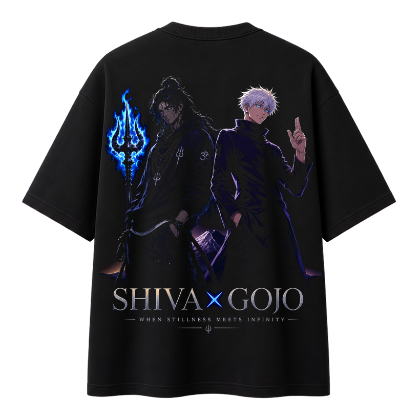 Shiva X Gojo – Cosmic Limitless — back view