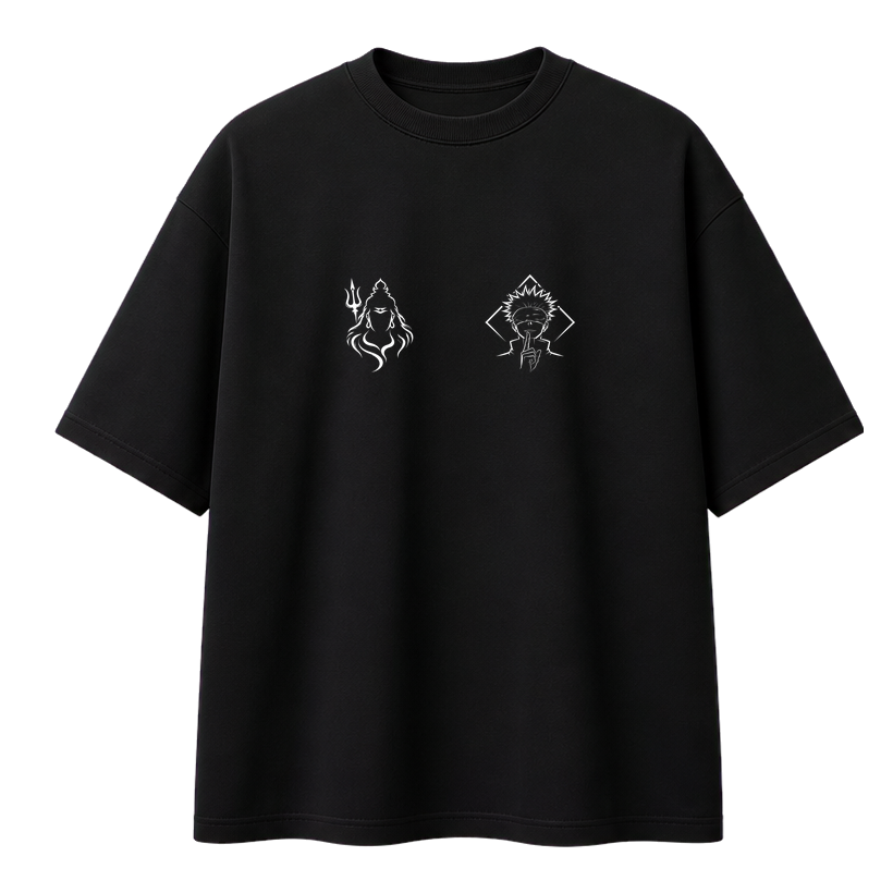 Shiva X Gojo – Cosmic Limitless — front chest print