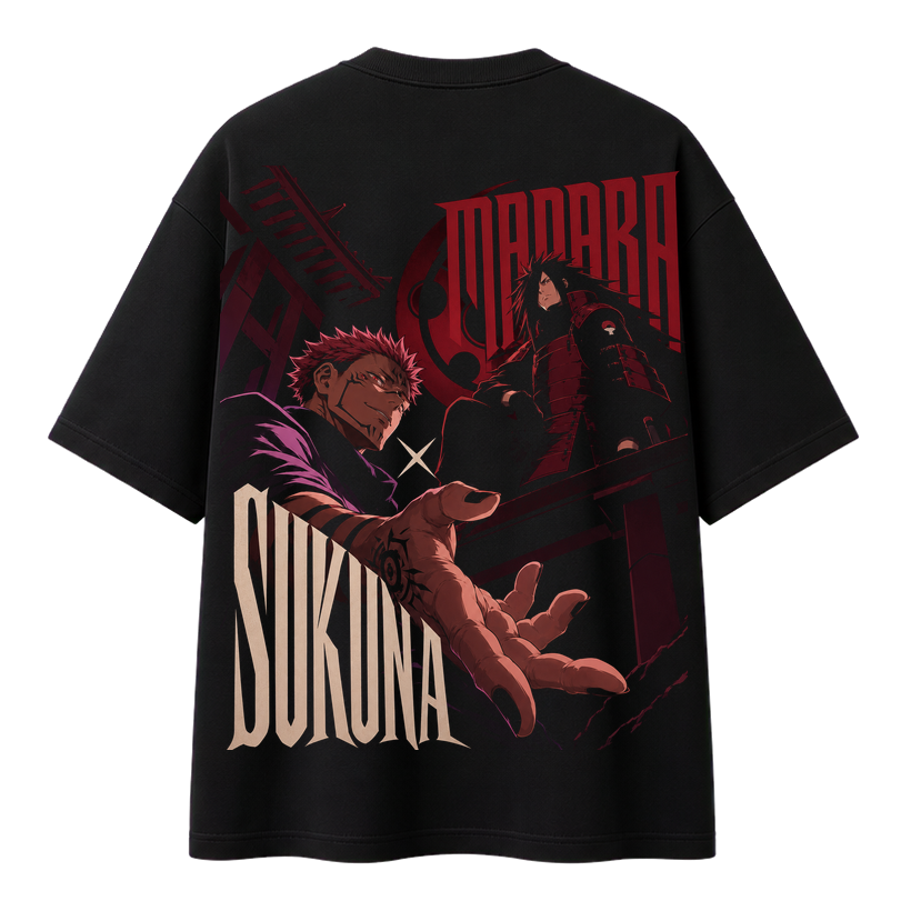 Sukuna X Madara – Kings Collide — back view